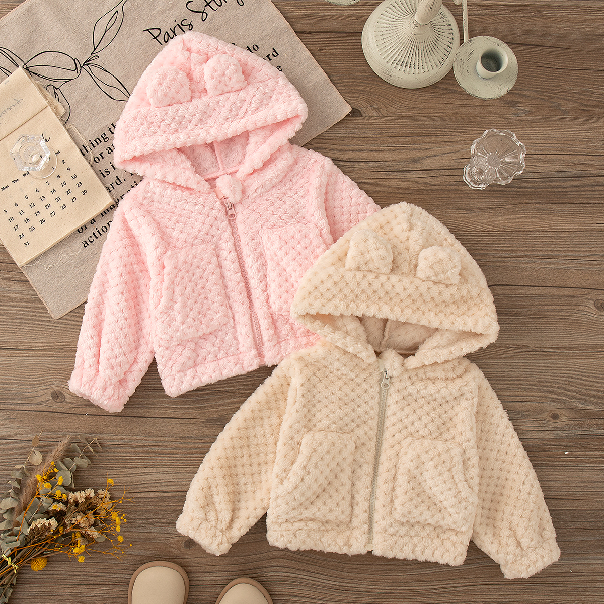 Baby Clothing Zip - Girl Autumn Winter Keep Warm Clothes