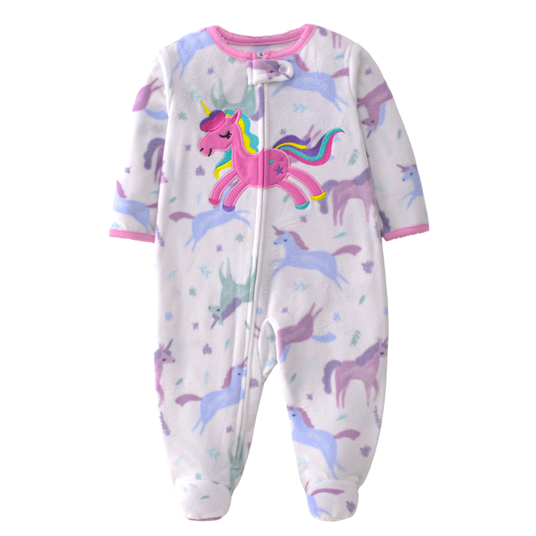 Baby Clothing Zip - 2026 Baby Spring Fleece Romper Animal