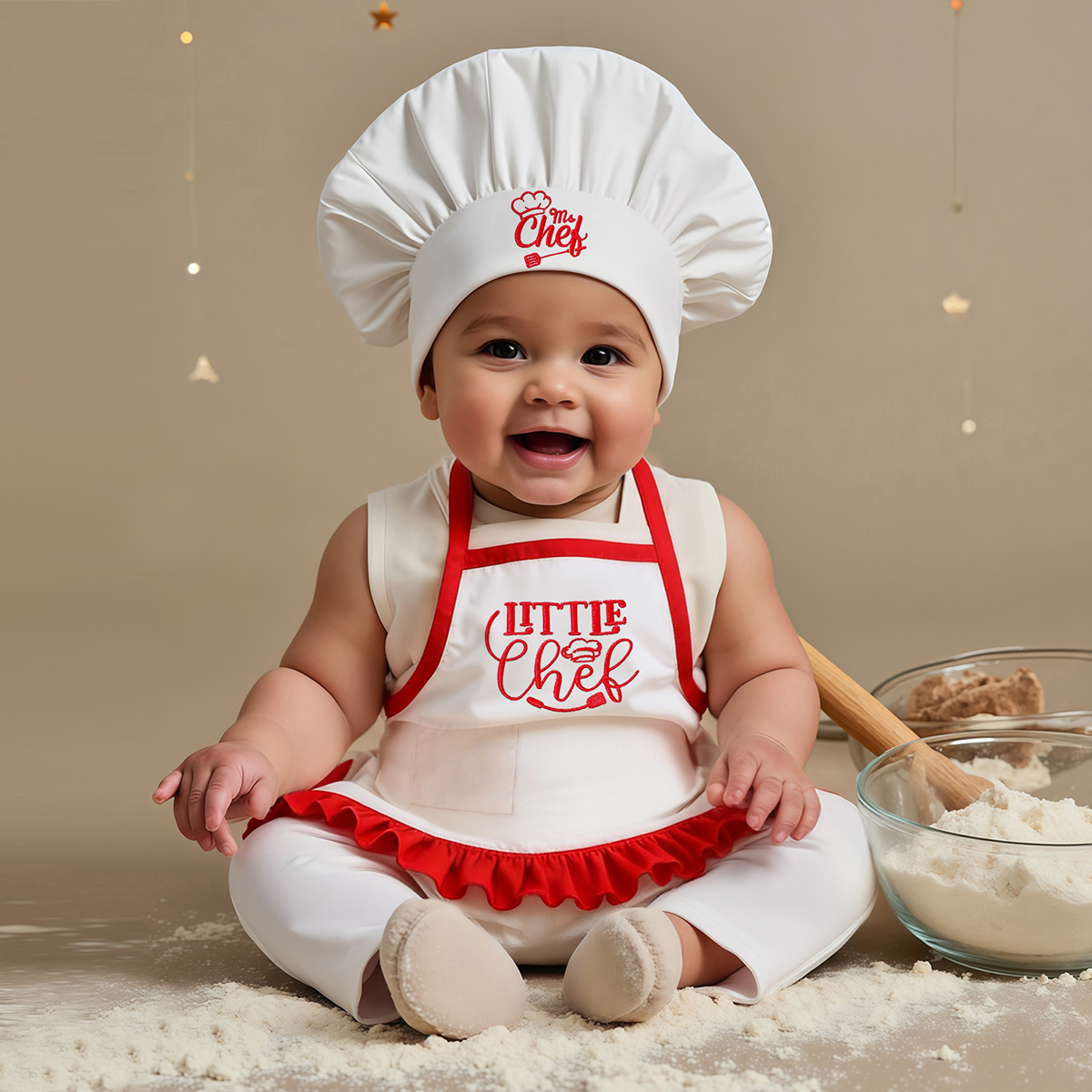 Baby Clothing Gender Neutral - Ylsteed 2Pcs Newborn Embroidered Photography Clothes