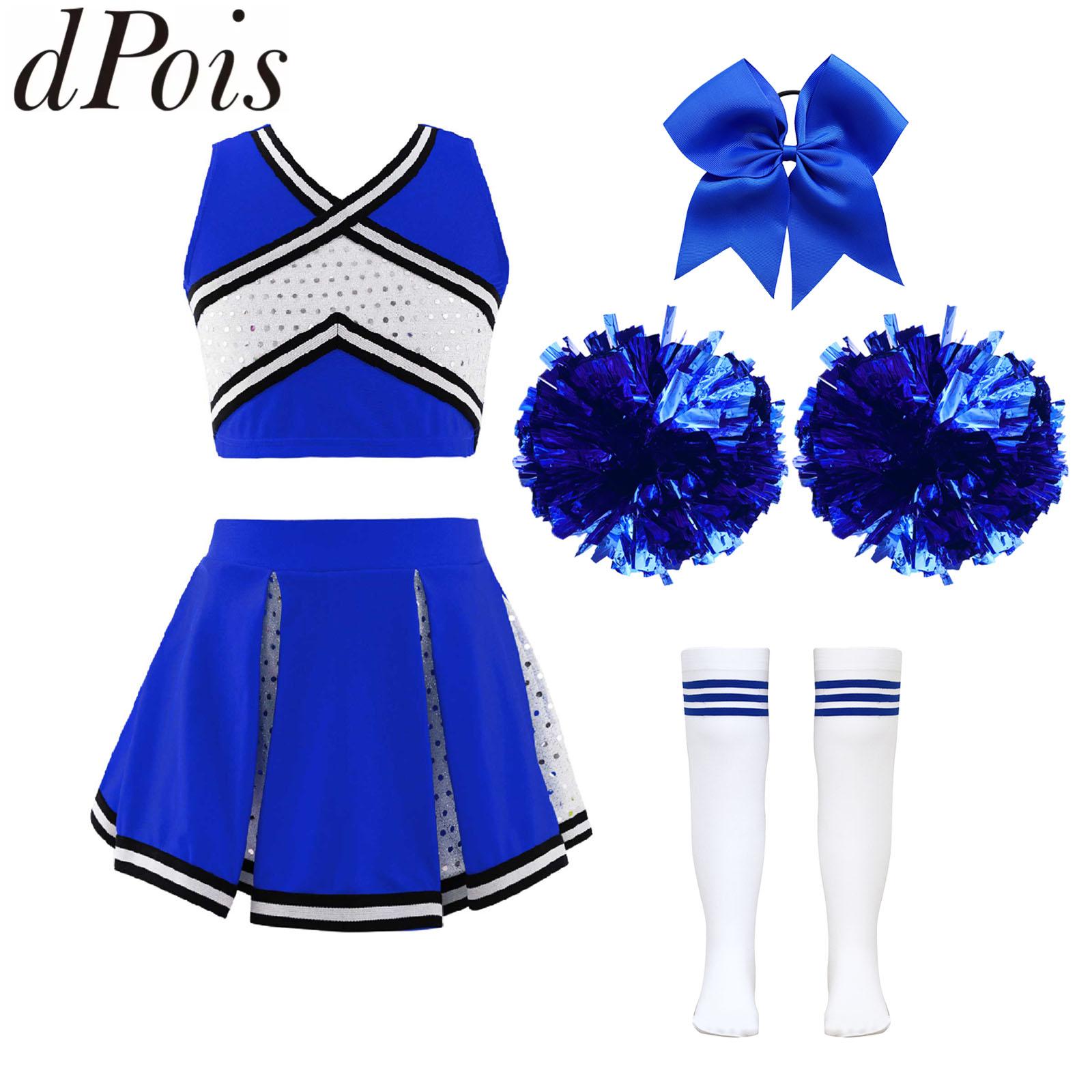 Toddler Sock Set - Kids Girls Cheerleading Set Teen Cheer