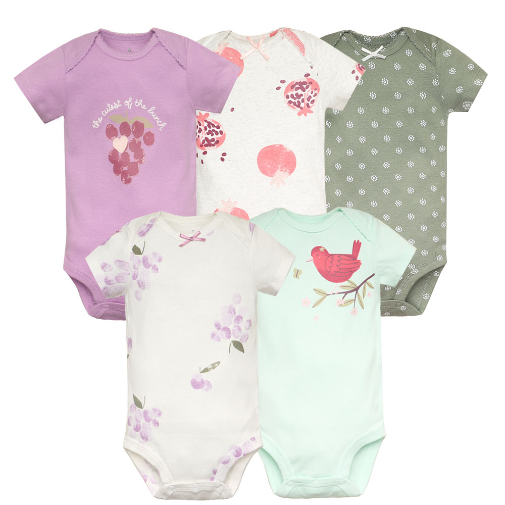 5pcs/lot Baby Bodysuit Fashion - Baby Clothing Gender Neutral review and price
