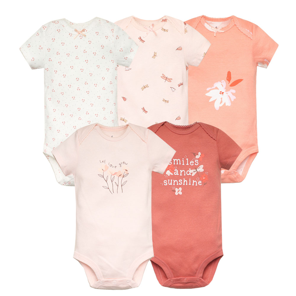 5pcs/lot Baby Bodysuit Fashion - Baby Clothing Gender Neutral review and price
