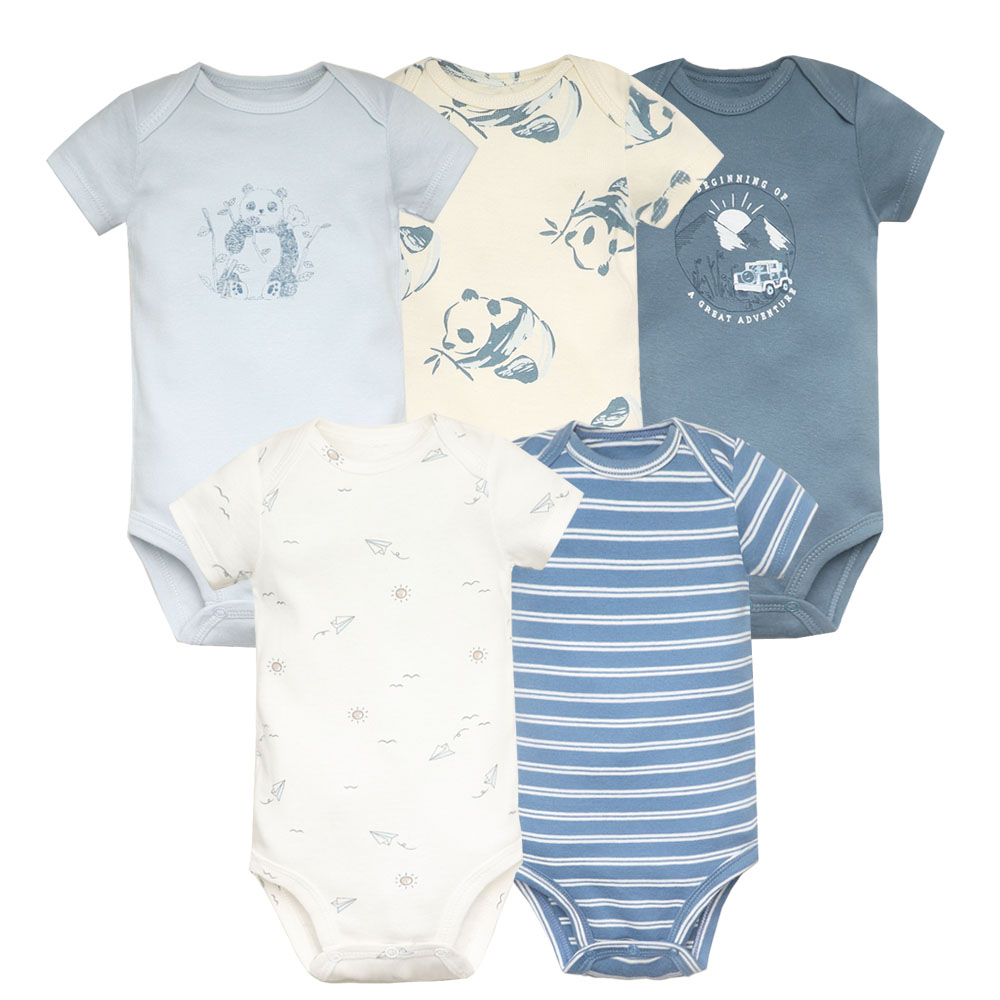 5pcs/lot Baby Bodysuit Fashion - Baby Clothing Gender Neutral review and price