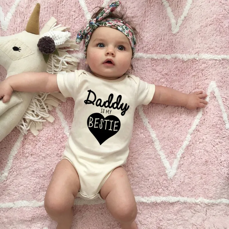 Daddy Is My Bestie Cute Baby B - Baby Clothing Gender Neutral review and price