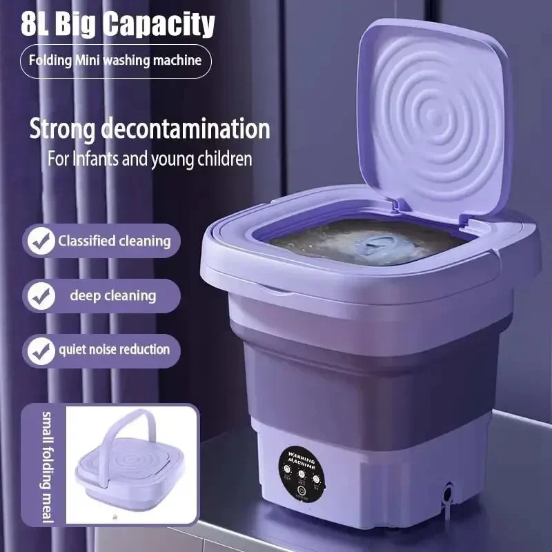 8L Foldable Washing Machine wi - Baby Clothing Washing Machine review and price