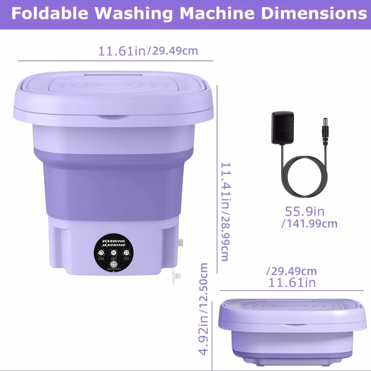 Portable Washing Machine with  - Baby Clothing Washing Machine review and price