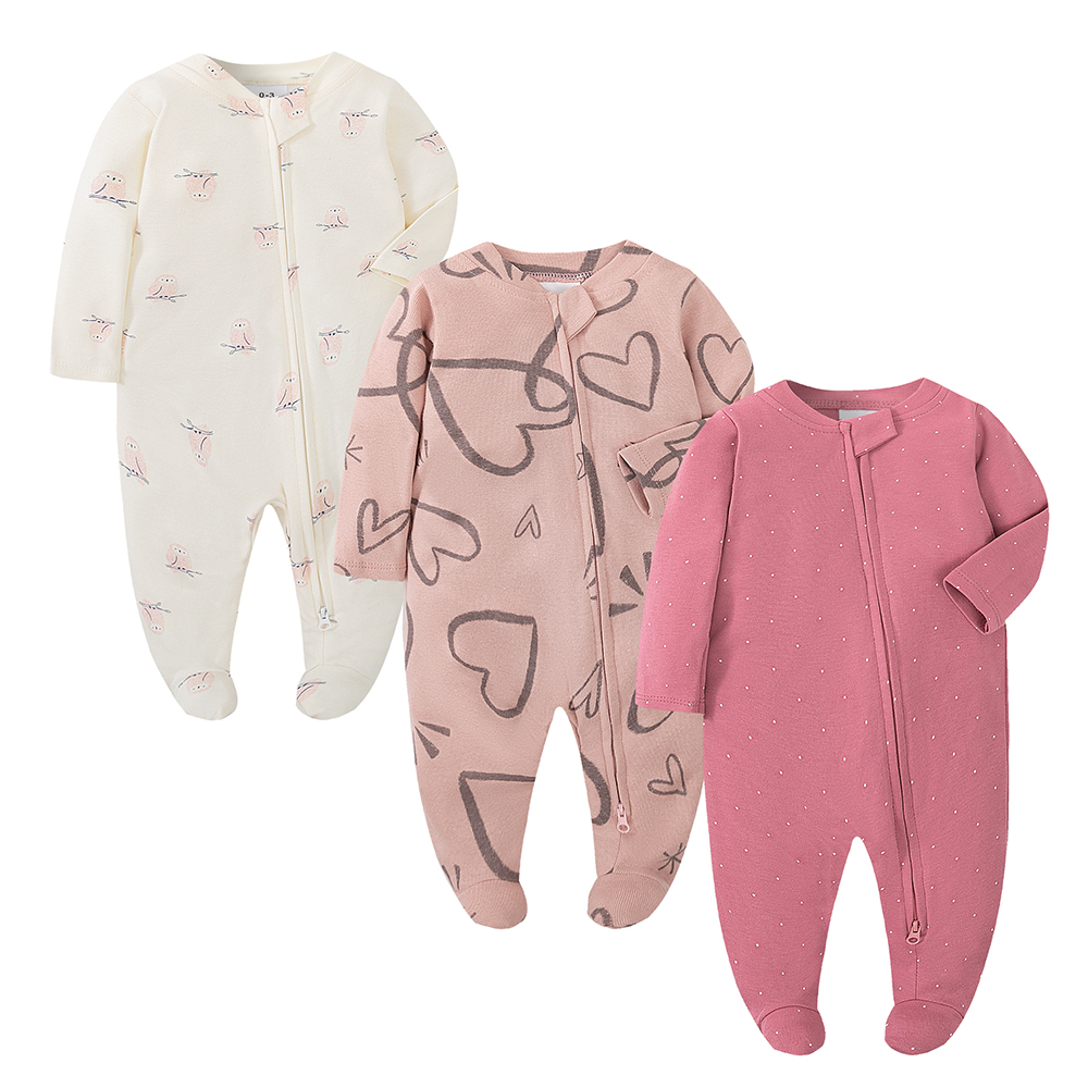 Unisex Newborn Baby Footed Paj - Baby Clothing Zip review and price
