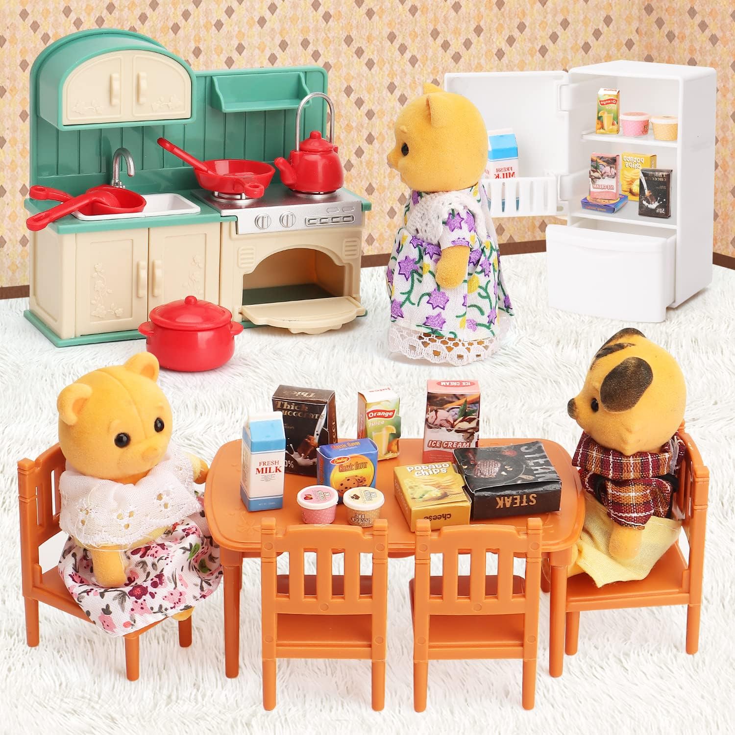 Dollhouse Furniture Set Doll h - Baby Clothing Washing Machine review and price