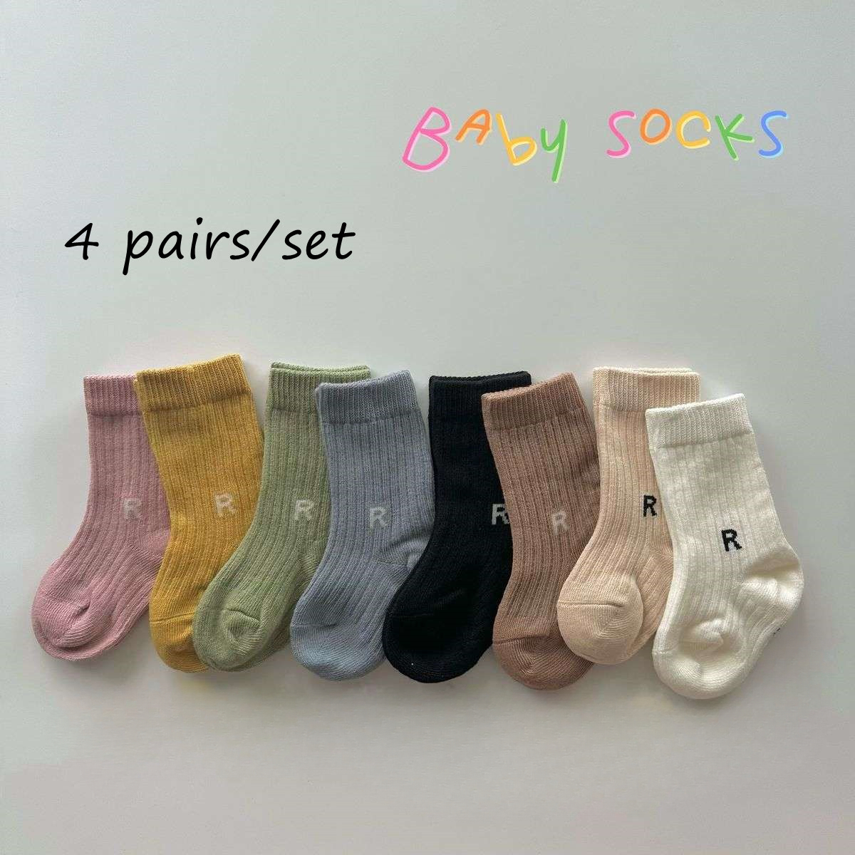 4Pairs/set Kids Boy Girl Sock  - Toddler Sock Set review and price