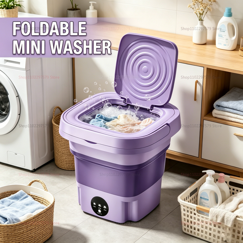 8L Portable Foldable Mini Wash - Baby Clothing Washing Machine review and price