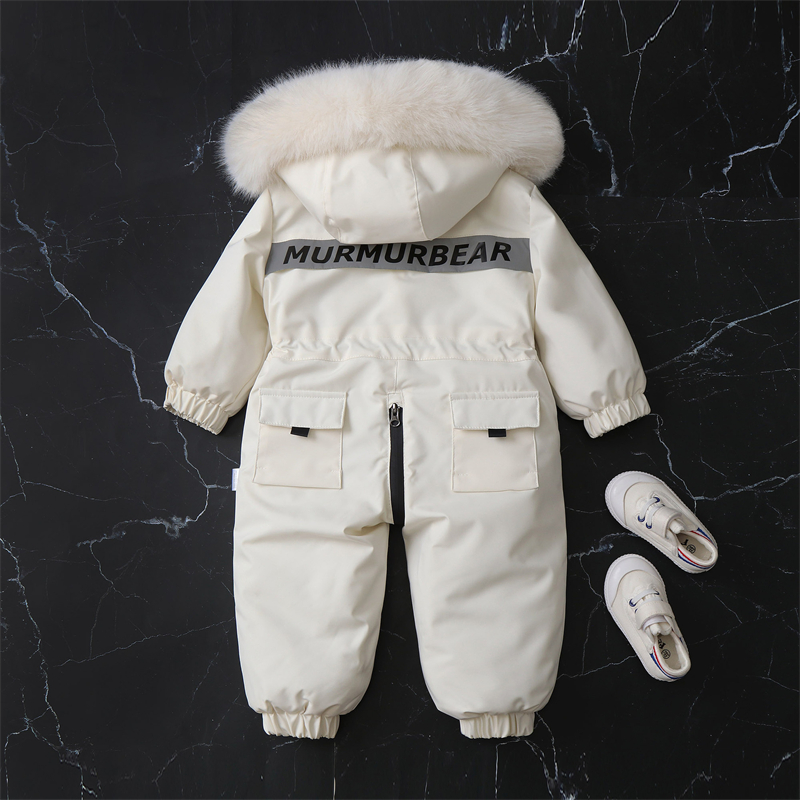 Children Winter Jumpsuit Thick - Baby Clothing Zip review and price