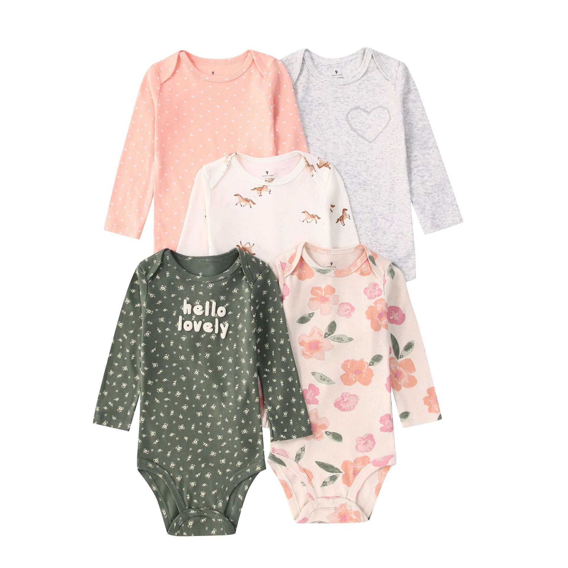 Newborn Baby Bodysuit Cotton 5 - Baby Clothing Gender Neutral review and price