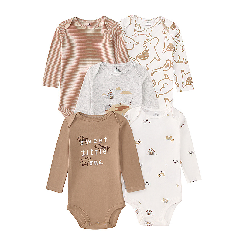 Newborn Baby Bodysuit Cotton 5 - Baby Clothing Gender Neutral review and price