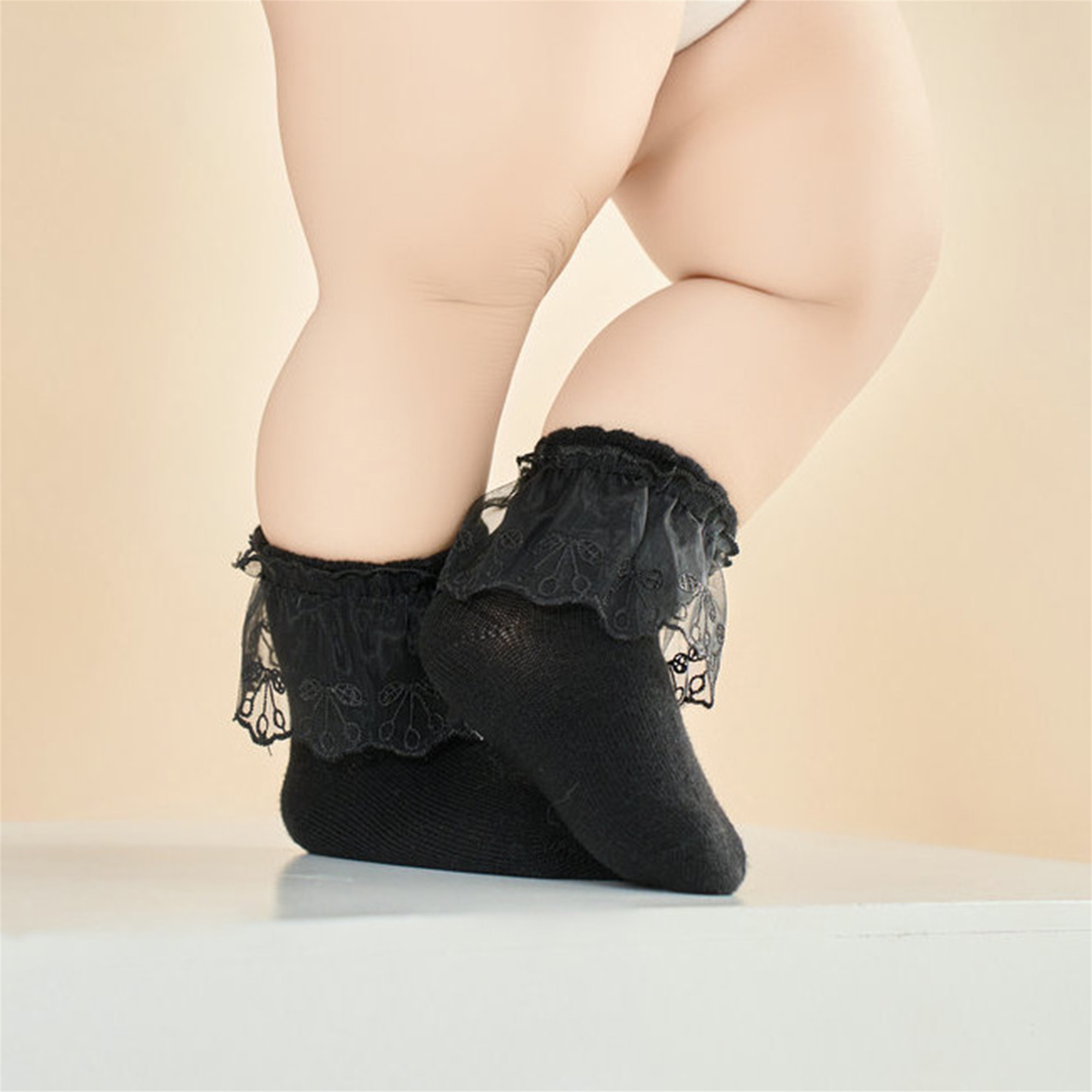 Adorable Baby Girl Lace Ruffle - Toddler Sock Set review and price
