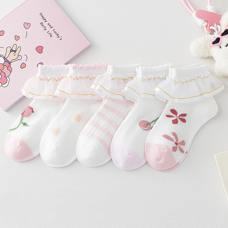 5Pairs/Set Children Cotton Mes - Toddler Sock Set review and price