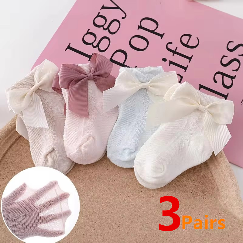 3Pairs/Lot Summer Baby Mesh So - Toddler Sock Set review and price