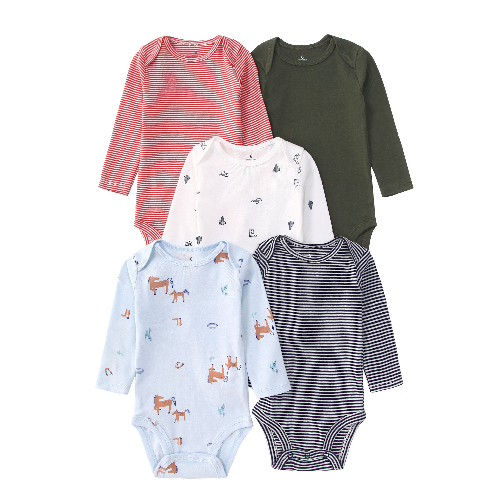 5PCS Newborn Infant Baby Bodys - Baby Clothing Gender Neutral review and price