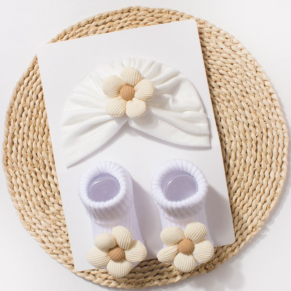 Sweet Big Flower Baby Hat Sock - Toddler Sock Set review and price